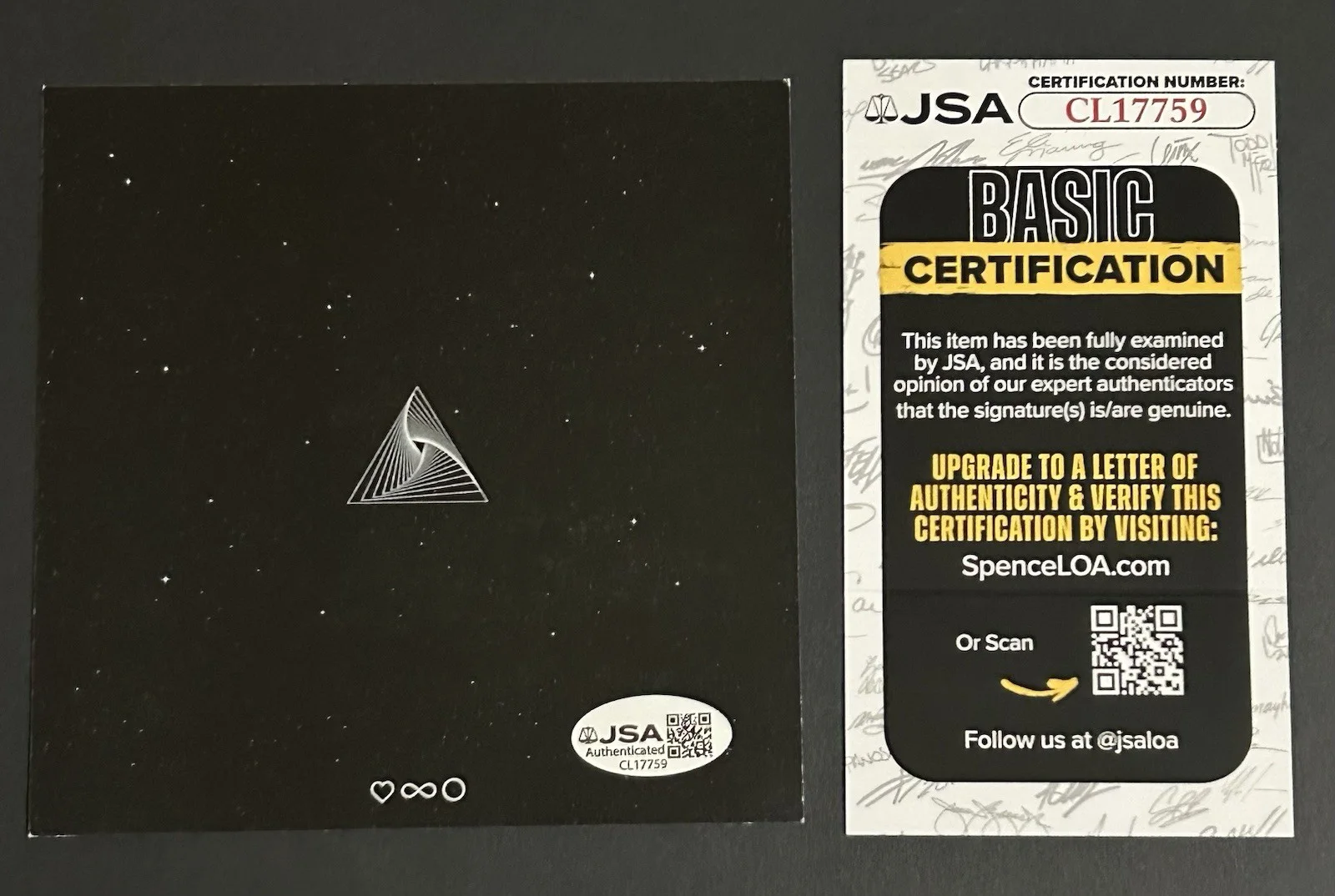 COLDPLAY Music of The Spheres AUTOGRAPHED SIGNED CD+Cover Photo Art Card **JSA**, изображение 4