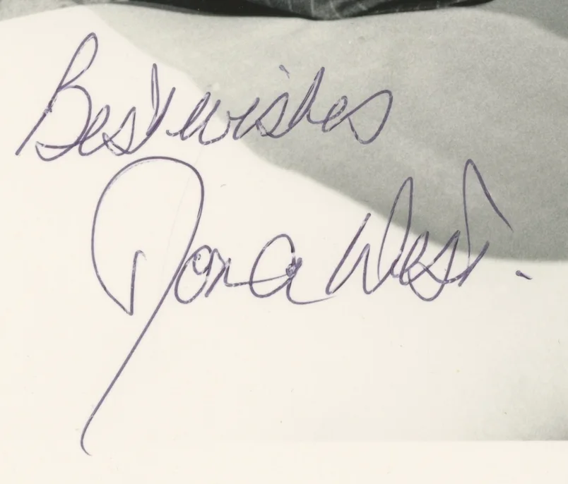 Celebrity — Norma West British Actress Autographed Signed 8x10 Photo AMCo COA 30089, image 2