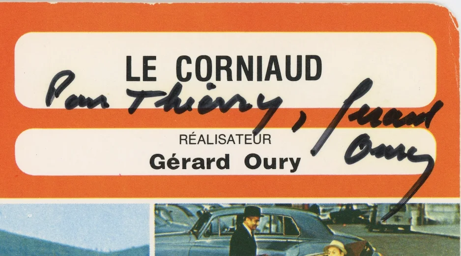 Gerard Oury French Film Director Autographed Signed Photo AMCo COA 28368, изображение 2