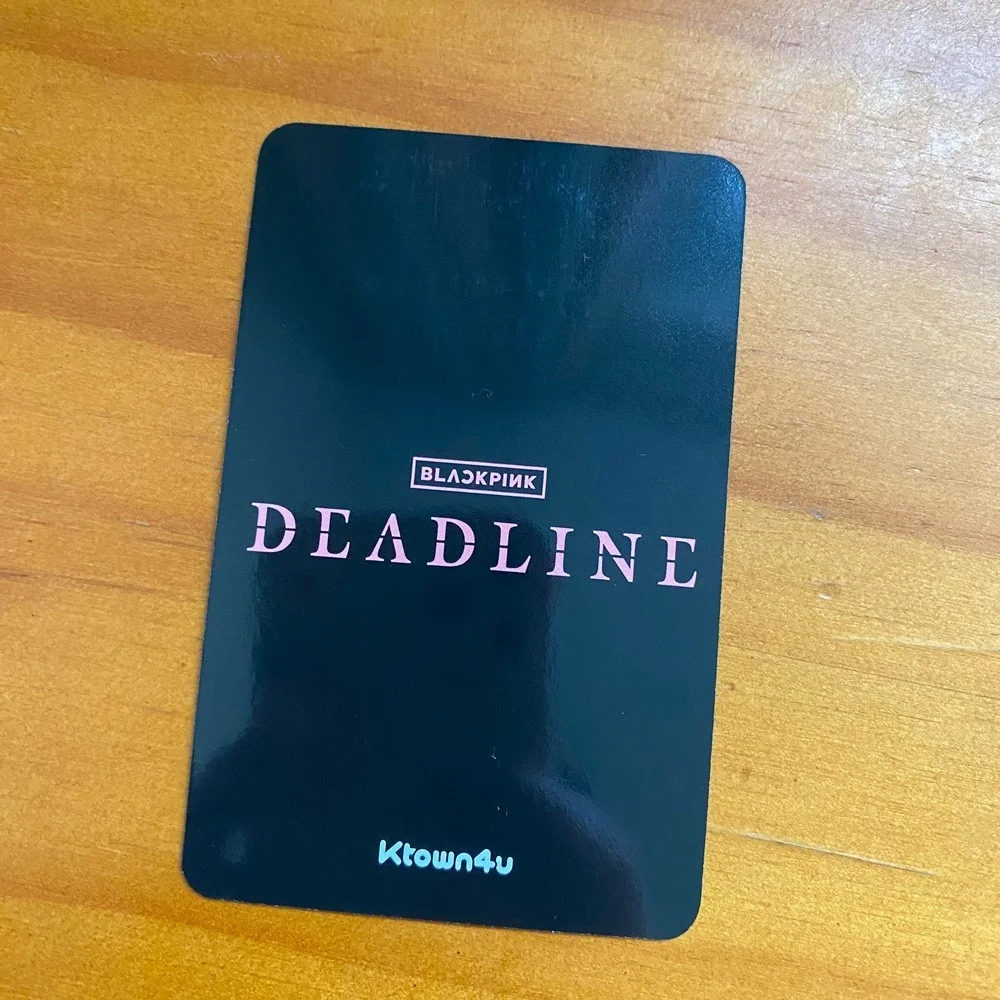 Blackpink Jisoo Autographed Signed Photo Card of Deadline Official K-POP 2026, изображение 2