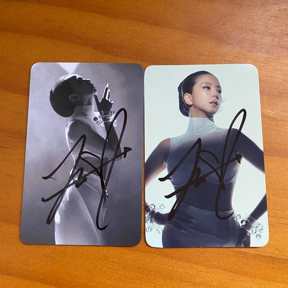 Blackpink Jisoo Autographed Signed Photo Card of Deadline Official K-POP 2026, изображение 3