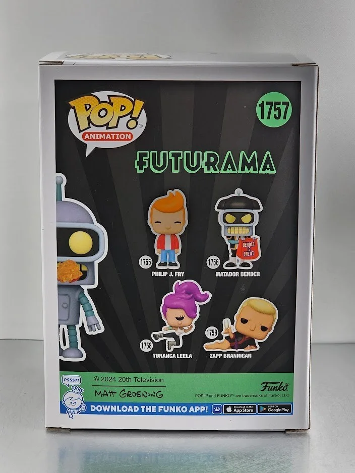 John DiMaggio — John DiMaggio Autographed Signed & Quoted Funko Pop BENDER Futurama GLOW CHASE, изображение 4