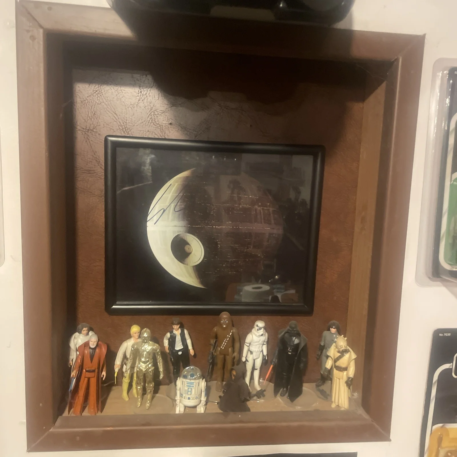 Signed Photo George Lucas Star Wars Death Star with COA Autograph And Frame, изображение 5