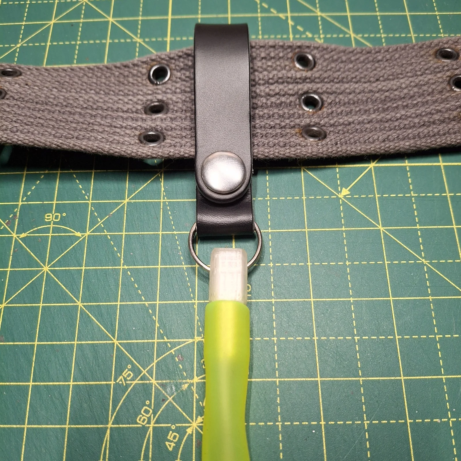 Ghostbusters Yellow Leg Hose & Leather Belt Fob Connector. Cosplay Accessories, изображение 4