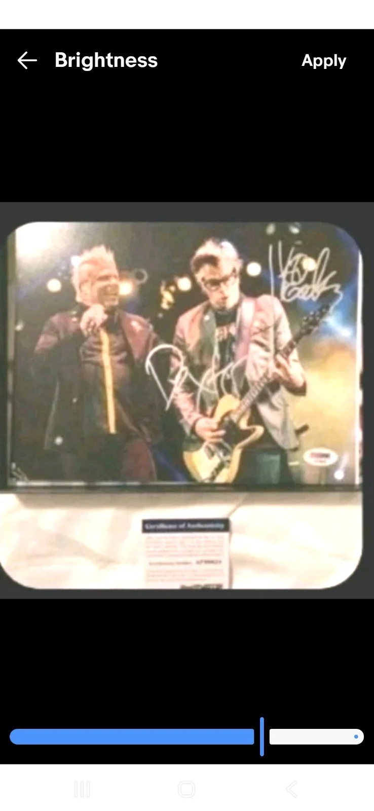 The Offspring Signed 8x10 Photo Dexter Holland And Noodles PSA Cert. Bad Habit, изображение 2