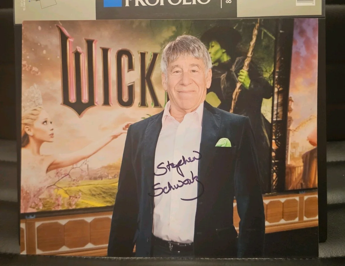 STEPHEN SCHWARTZ! WICKED Musical! Signed Autograph 8x10 Photo!, image 2
