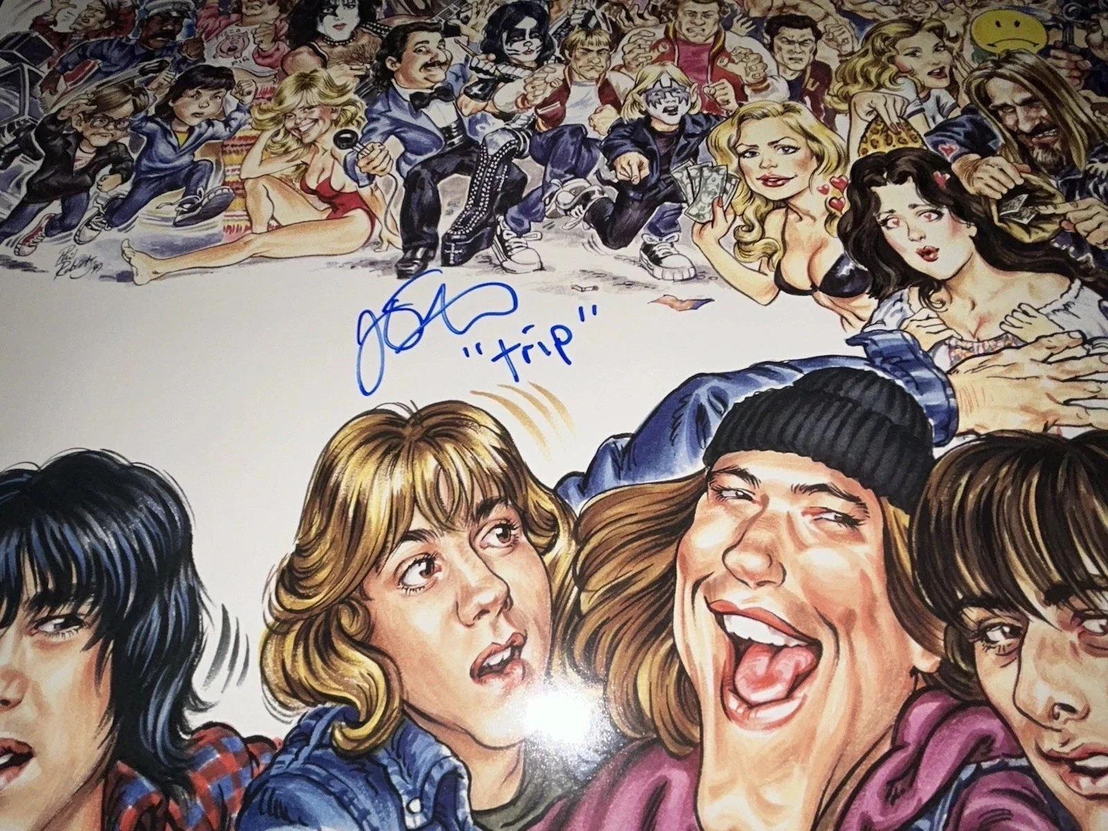 Detroit Rock City original ds movie poster 27x40 signed Furlong and Debello COA, изображение 4