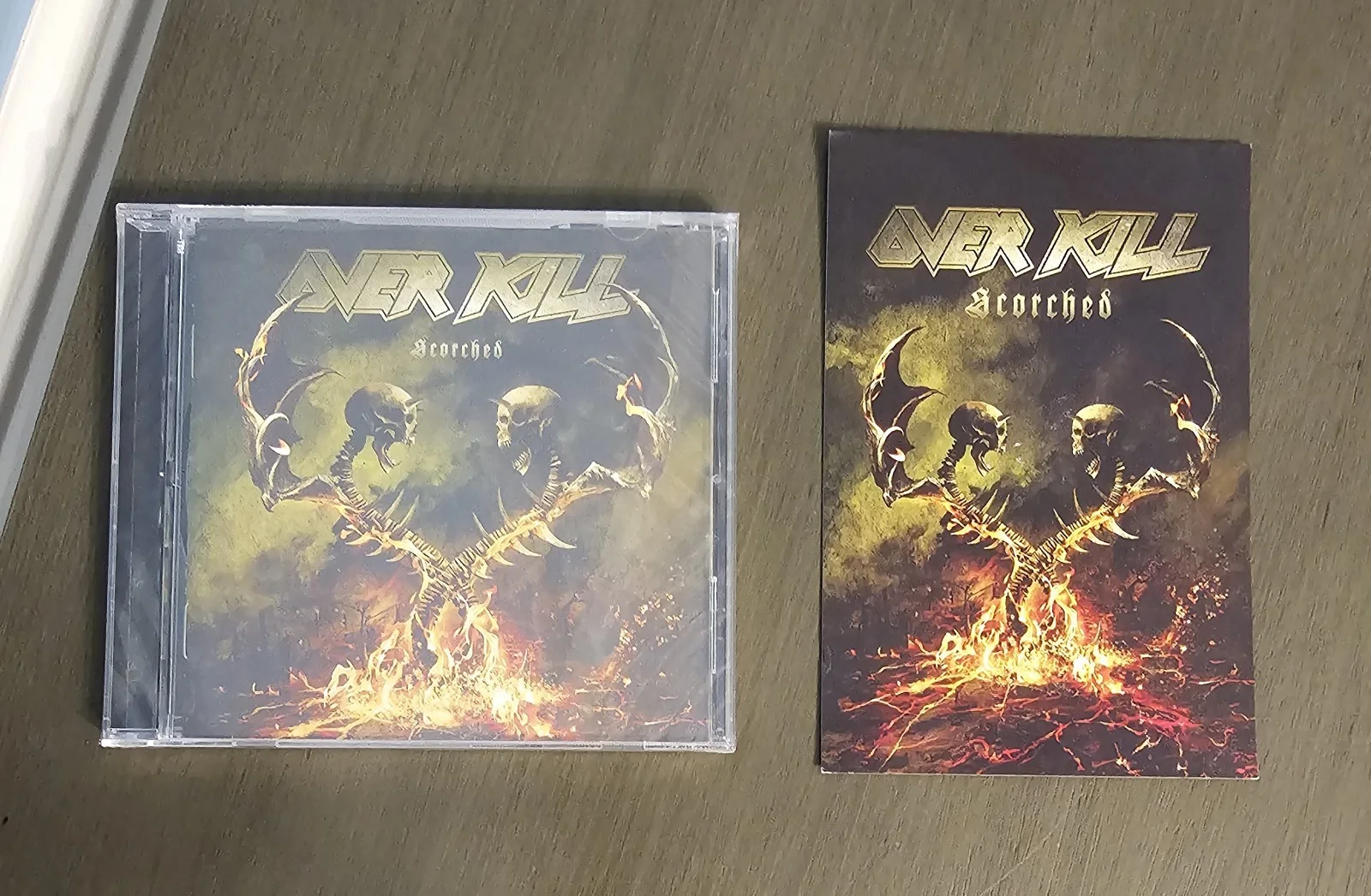 Overkill - Scorched CD w/ Signed Postcard NEW Sealed 2023, image 3