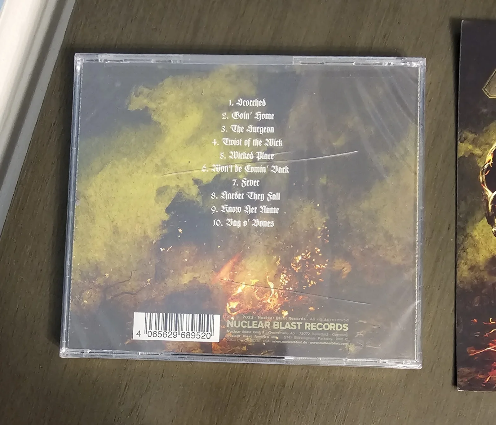 Overkill - Scorched CD w/ Signed Postcard NEW Sealed 2023, image 5