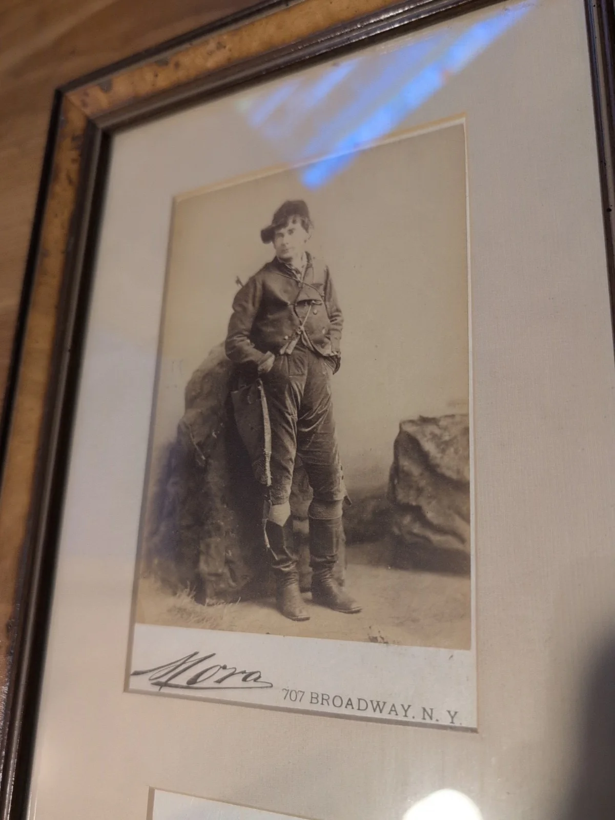Dion Boucicault — Vtg. Dion Boucicault Signed Autograph & Photo Portrait Theatre Playwright, image 2