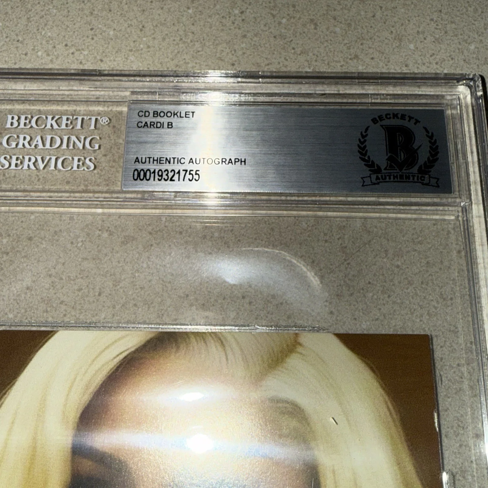 CARDI B RAPPER signed autographed AM I THE DRAMA? CD INSERT BECKETT BAS SLAB, image 2