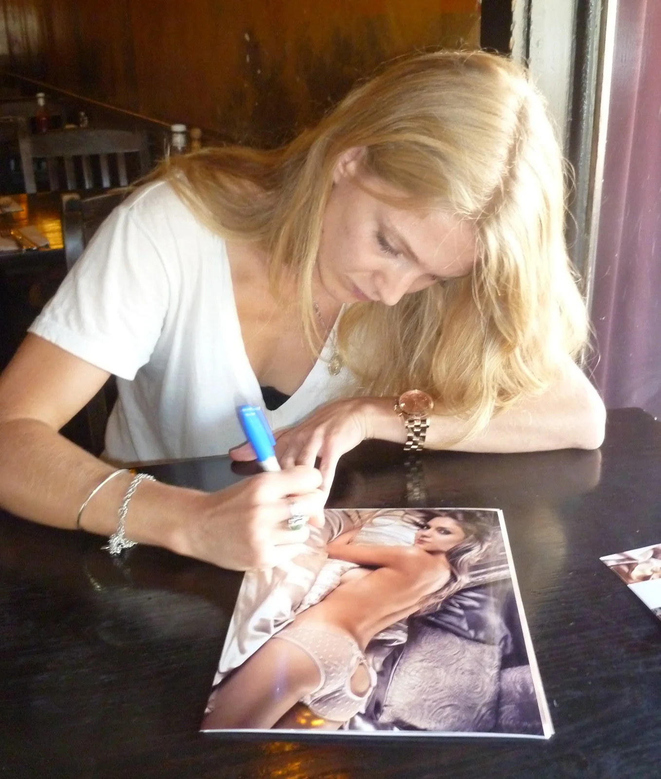 Winter Ave Zoli — Winter Ave Zoli Signed Playboy 8x10 Photo PSA/DNA COA Sons of Anarchy Picture 28, изображение 3