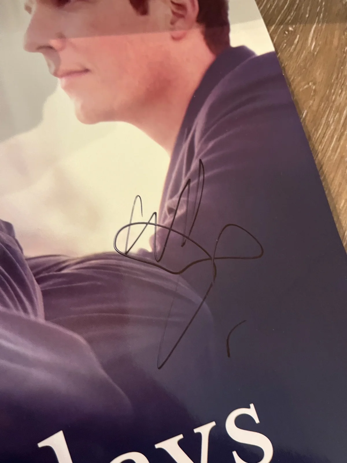 James McAvoy, Nigel Harman, Lynsey Marshal — JAMES MCAVOY Authentic Autographed Poster - Three Days of Rain, Nigel Harman, изображение 3