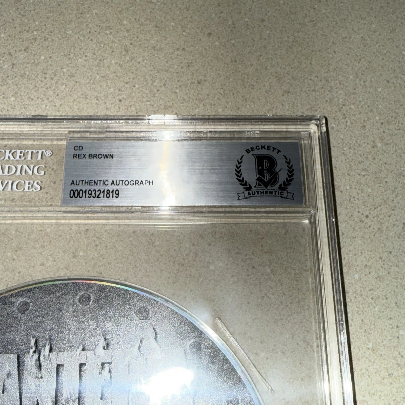 REX BROWN PANTERA signed autographed REINVENTING THE STEEL CD BECKETT BAS SLAB, изображение 2