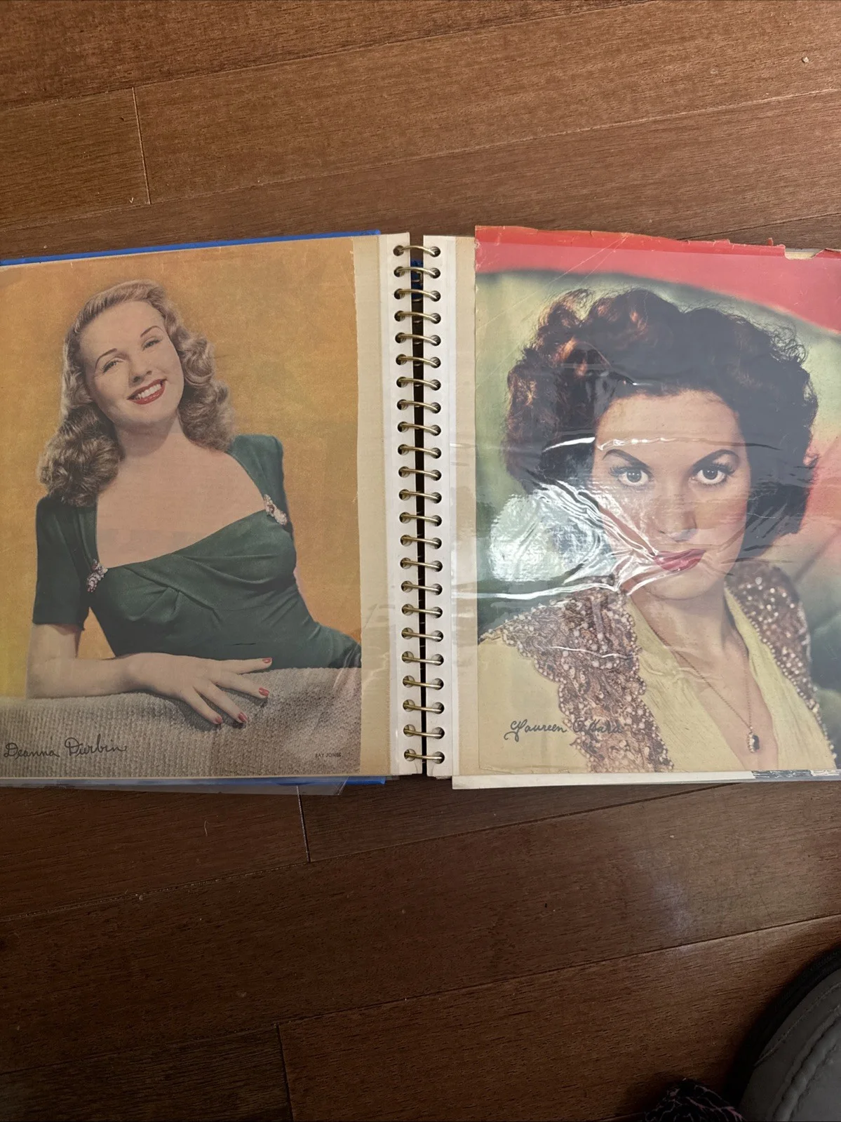 Actors & Actresses 40s 50s Vintage 15 scrapbook pages & magazine pgs collection, изображение 3