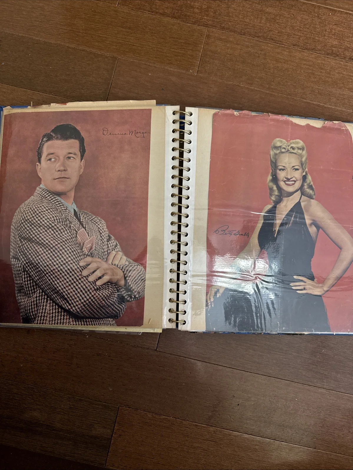 Actors & Actresses 40s 50s Vintage 15 scrapbook pages & magazine pgs collection, изображение 5