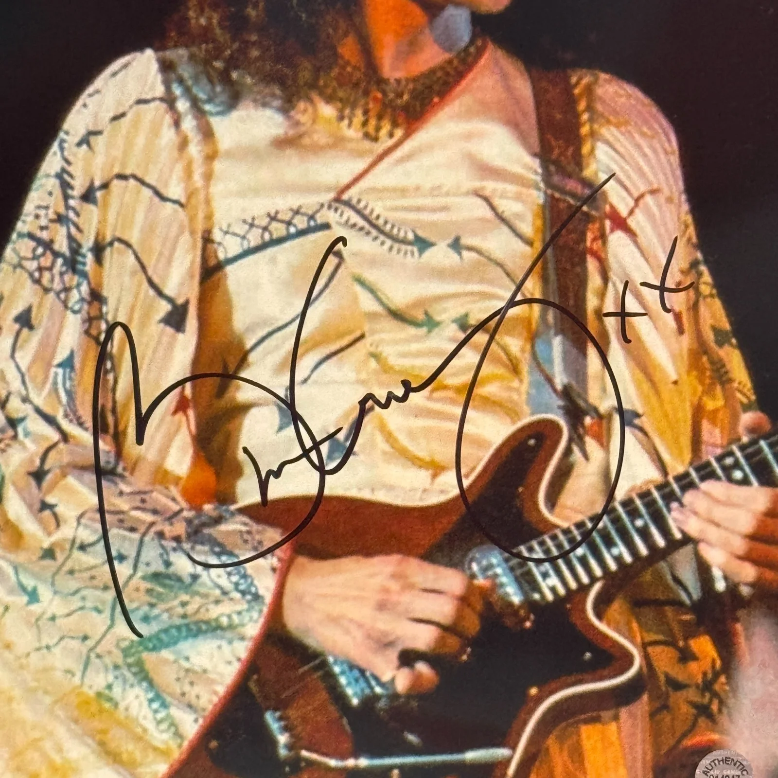 QUEEN BRIAN MAY SIGNED AUTOGRAPHED 8X10 COLOR PHOTOGRAPH W/ COA AUTO PHOTO RARE, изображение 3