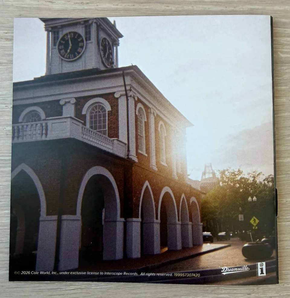 J. Cole Signed Autographed 2026 The Fall-Off CD Cover PSA/DNA AUTO DREAMVILLE, изображение 2