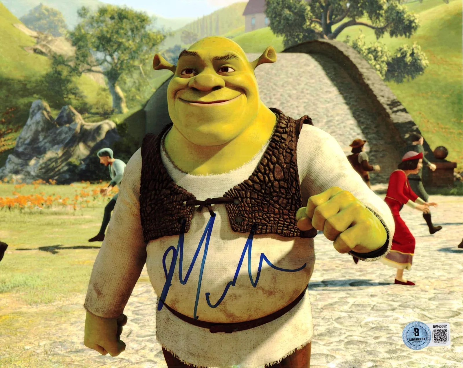 Mike Myers — Mike Myers Signed 8x10 Photo Shrek Authentic Autograph Beckett
