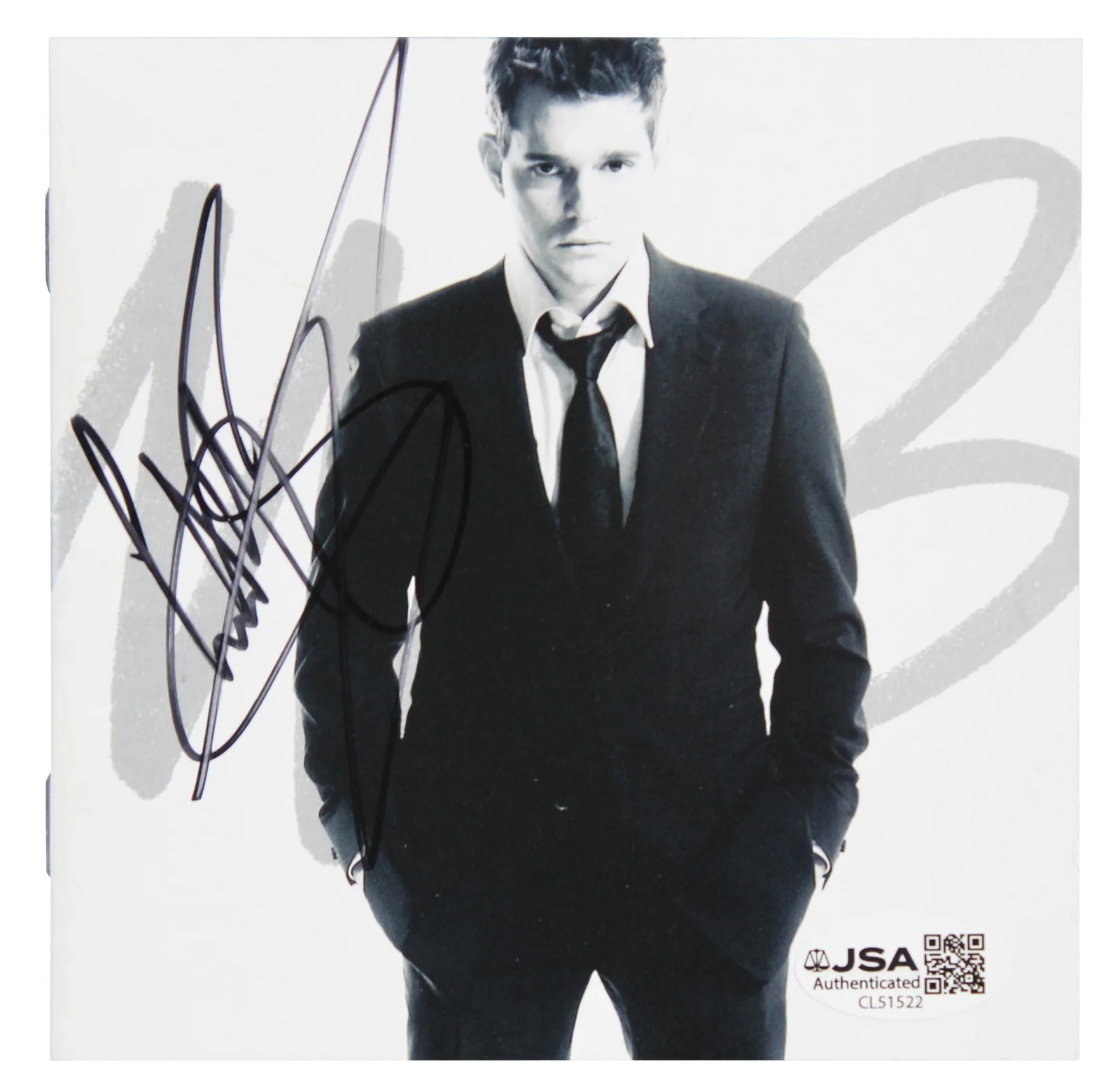Michael Buble — Michael Buble Authentic Signed It's Time CD Booklet Autographed JSA #CL51522