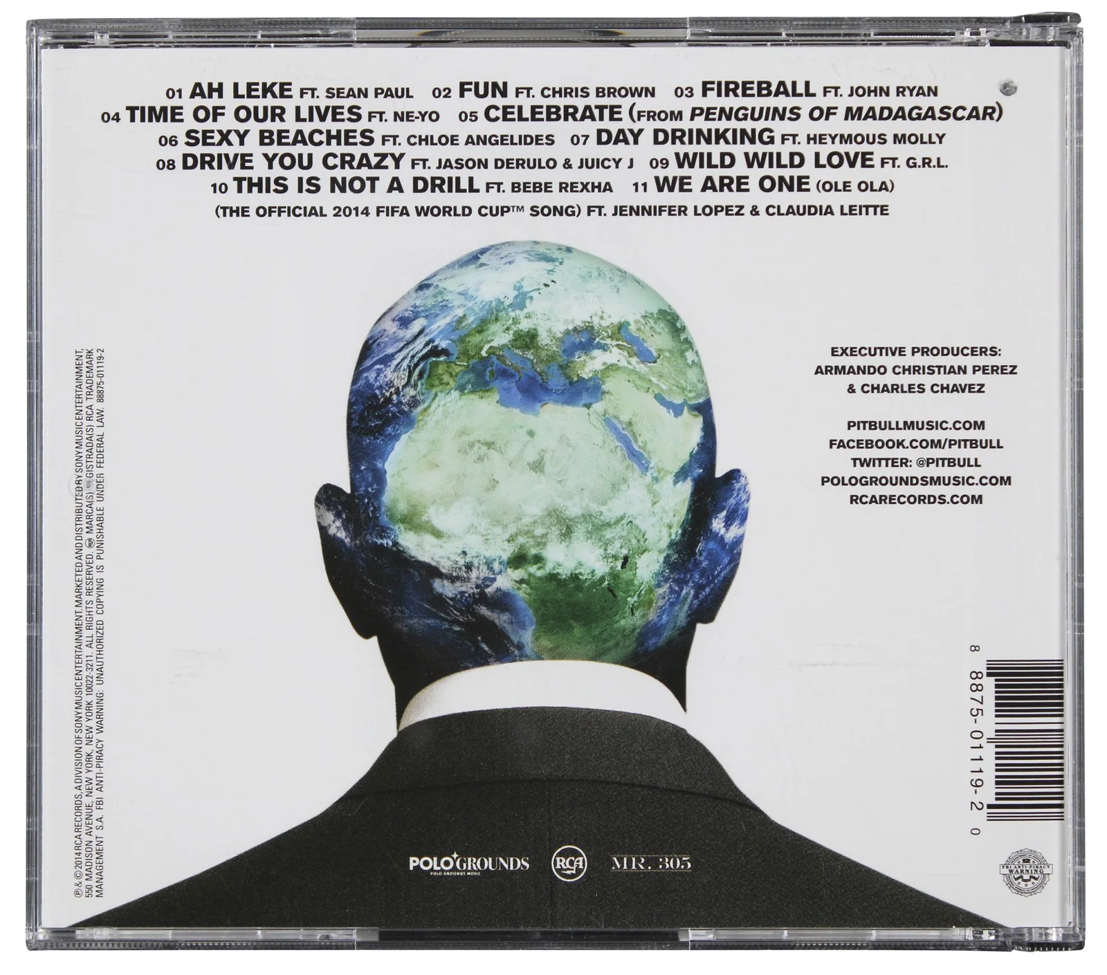 Pitbull — Pitbull Authentic Signed Globalization CD Booklet w/ Disc JSA #CL51519, image 4