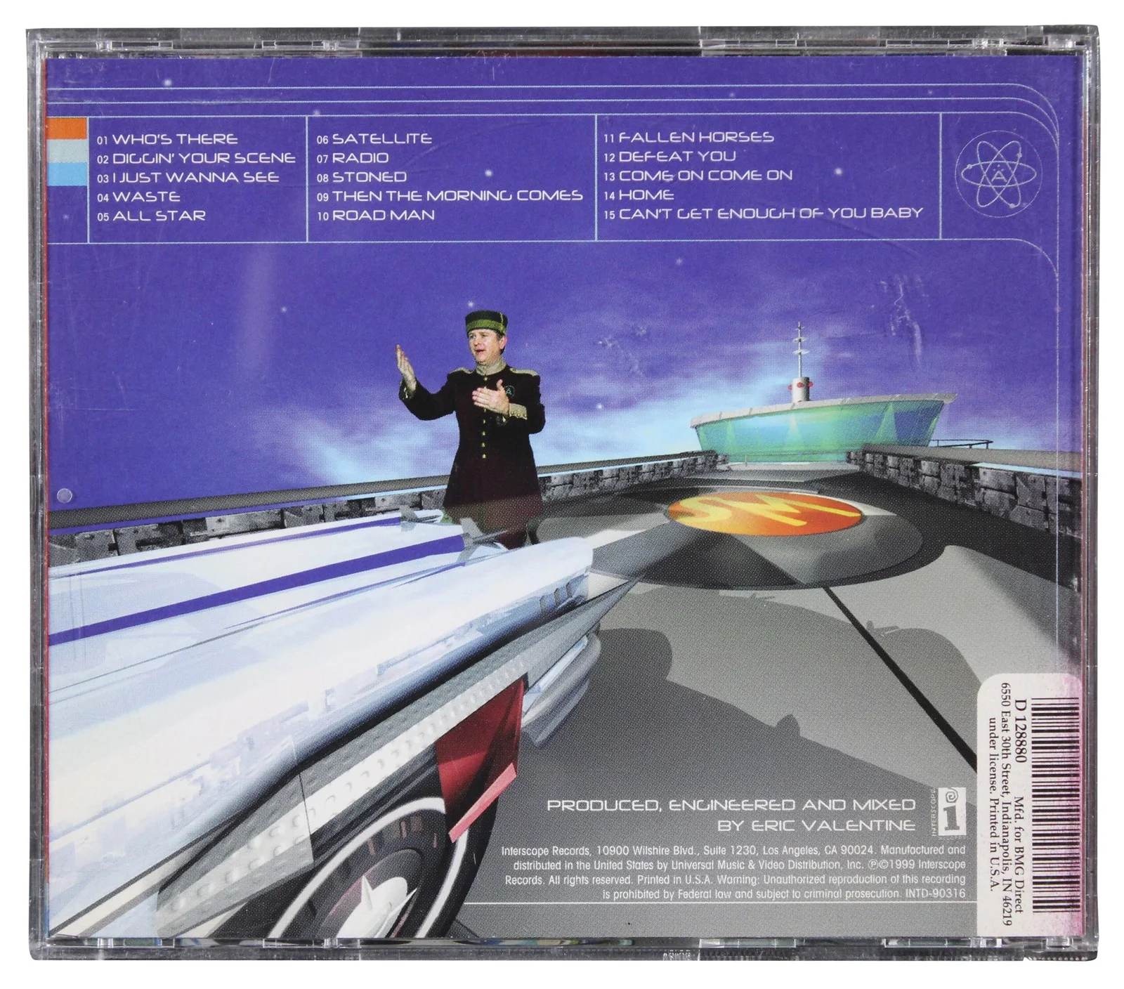 Steve Harwell, Paul De Lisle, Greg Camp, Carson Daly — Smash Mouth (4) Harwell, De Lisle, Camp & Daly Signed CD Booklet JSA #CL51516, изображение 4