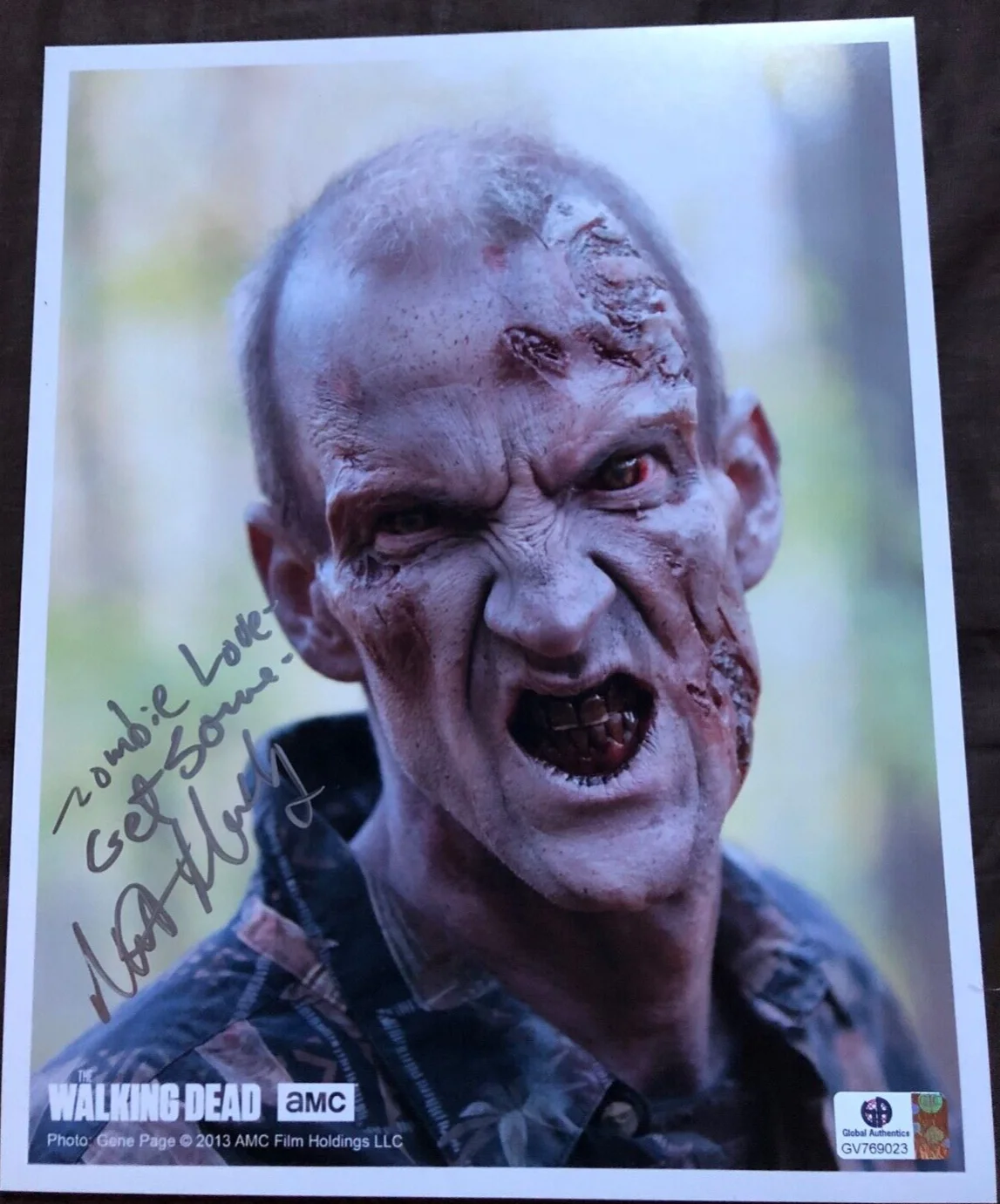 Mike Mundy — Mike Mundy (Walker) The Walking Dead Signed Auto GA Authenticated 8x10 Photo
