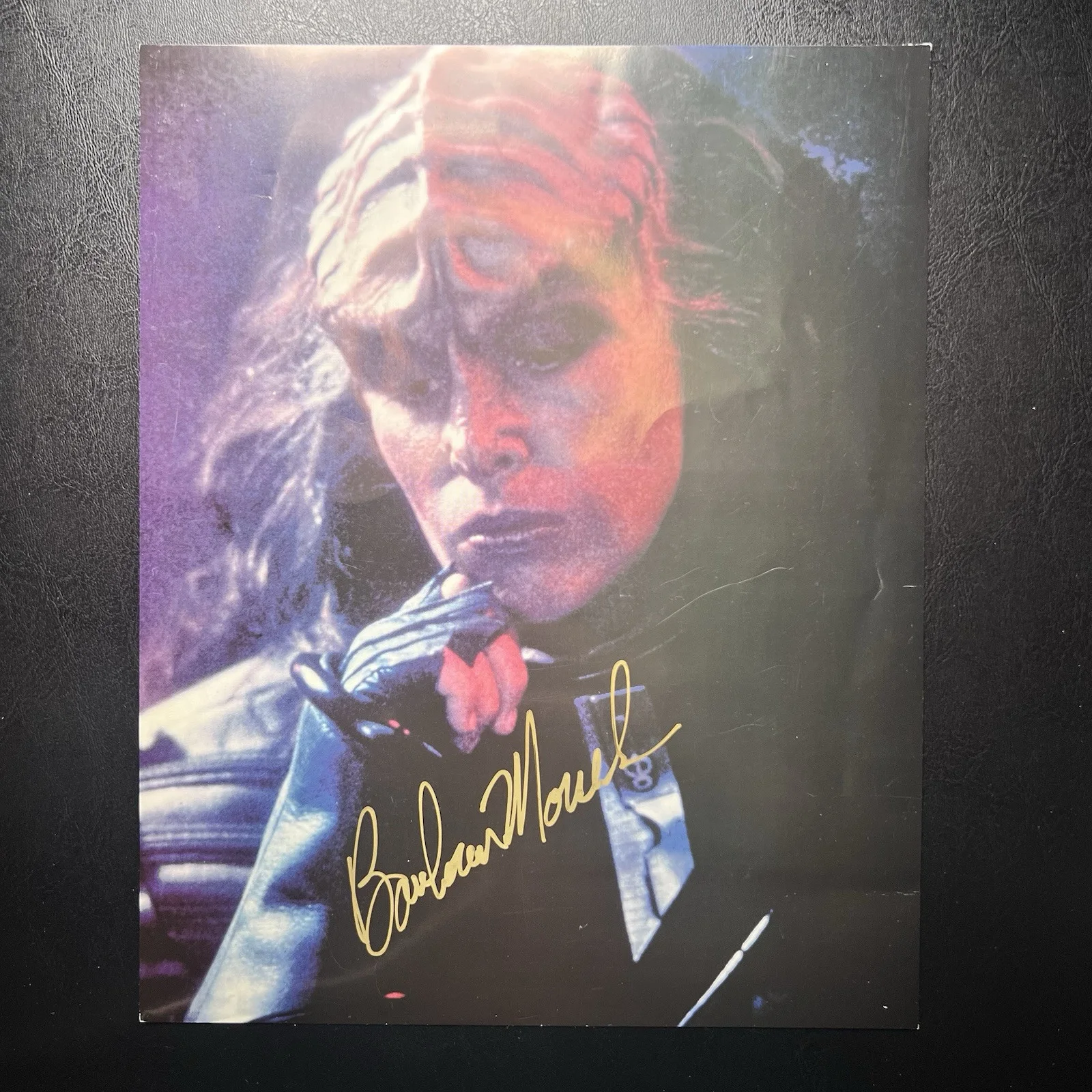 Barbara Marsh — Star Trek Barbara March Autographed 8x10 Photo Lursa Duras Sisters TNG COA, изображение 3