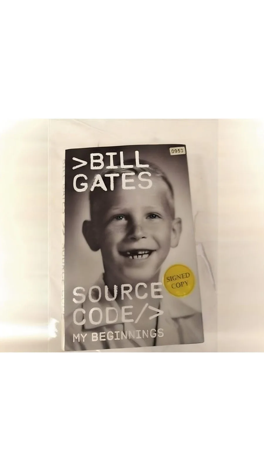 Bill Gates — Bill Gates Signed Source Code My Beginnings Hardcover Autograph Tech, image 2