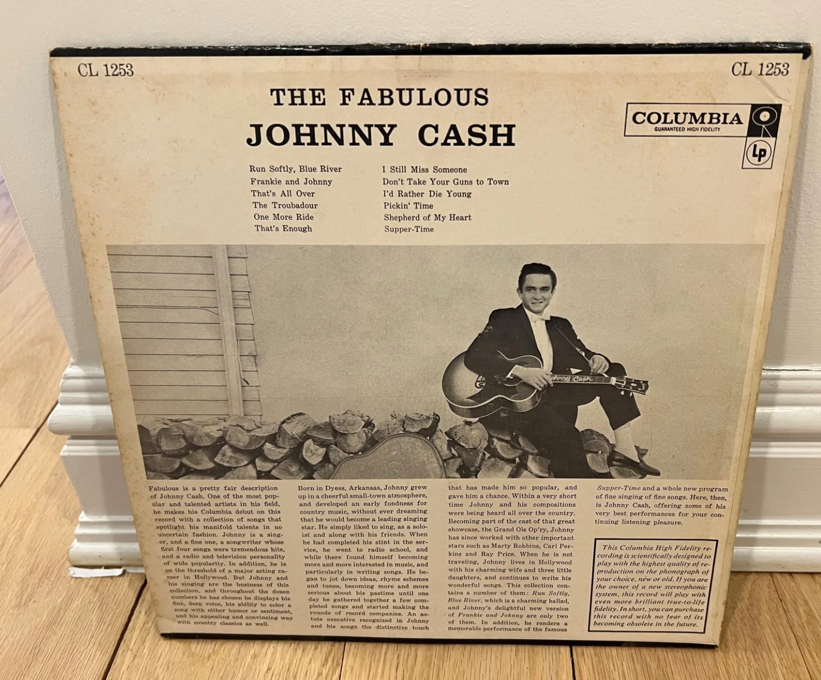 Johnny Cash Album Signed The Fabulous Johnny Cash, изображение 2