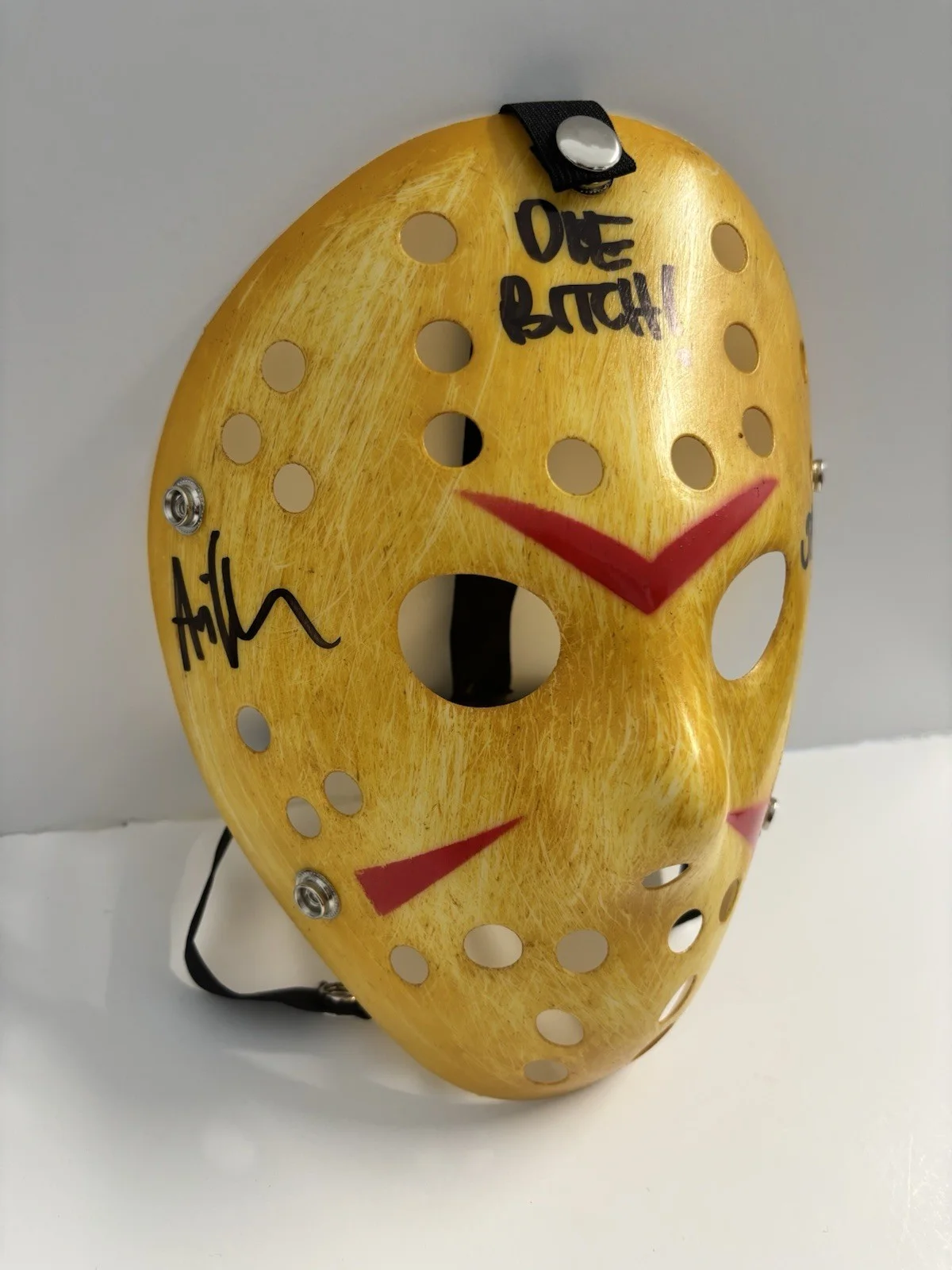 Ari Lehman Autographed Jason Mask Friday the 13th Original Movie Memorabilia, изображение 2