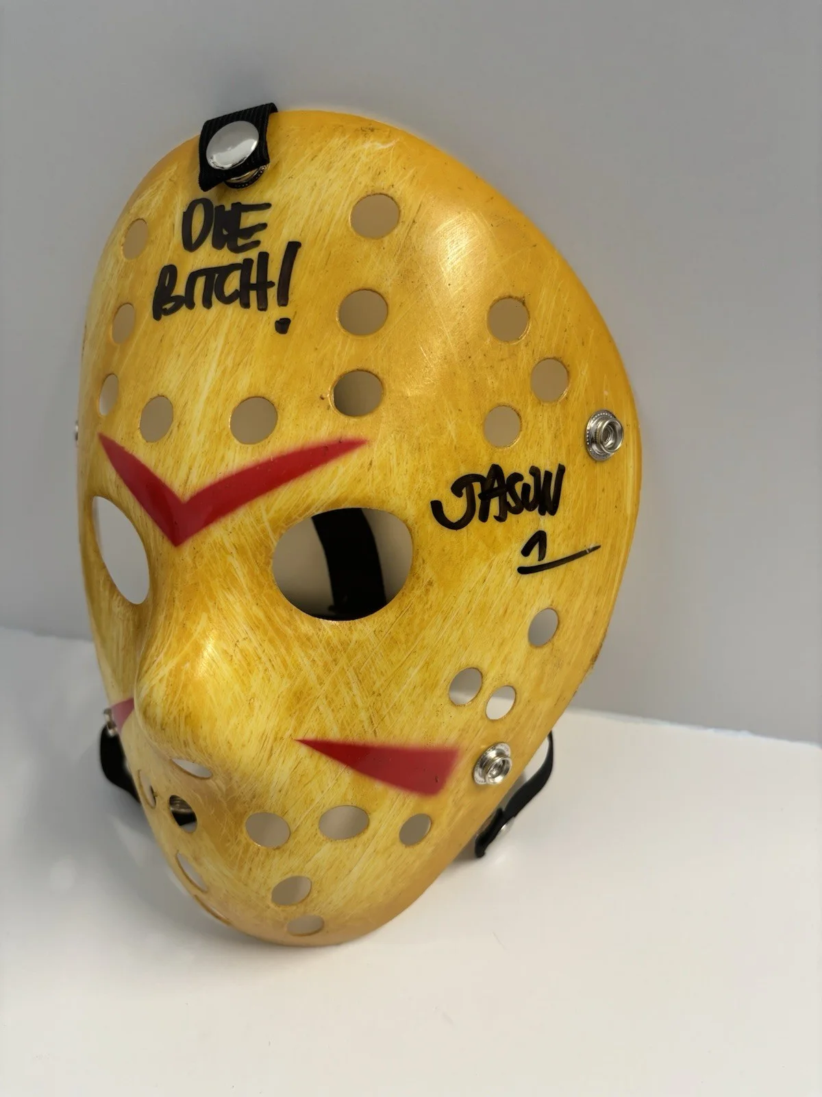 Ari Lehman Autographed Jason Mask Friday the 13th Original Movie Memorabilia, изображение 3