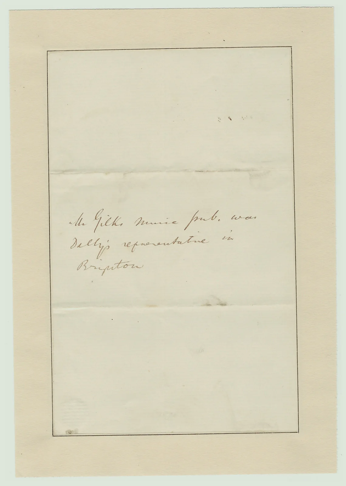 RARE Autograph Letter Signed - FAMOUS Actor - Henry Howard PAUL - 1862 - Affair, image 3