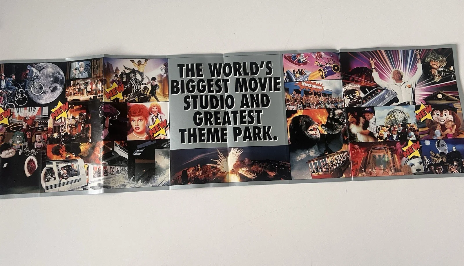 Universal Studios Florida 1990s Fold-Out Brochure Back to the Future E.T. Kong, image 4