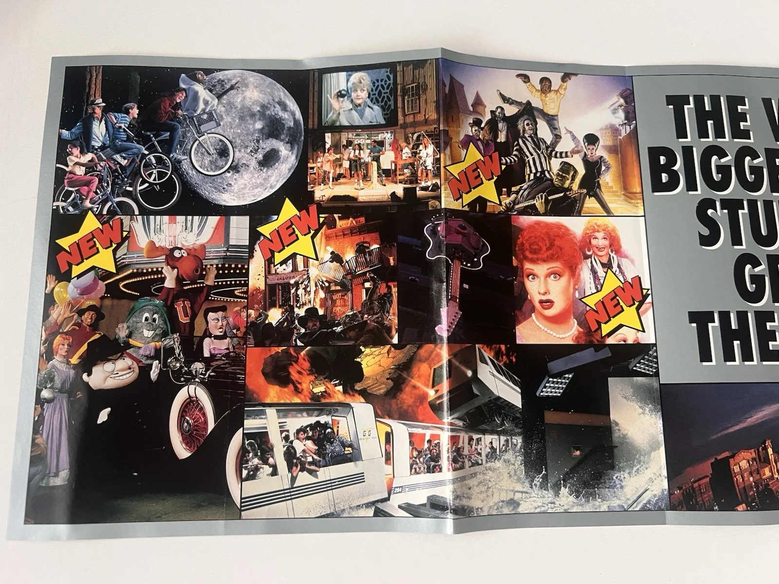 Universal Studios Florida 1990s Fold-Out Brochure Back to the Future E.T. Kong, image 5