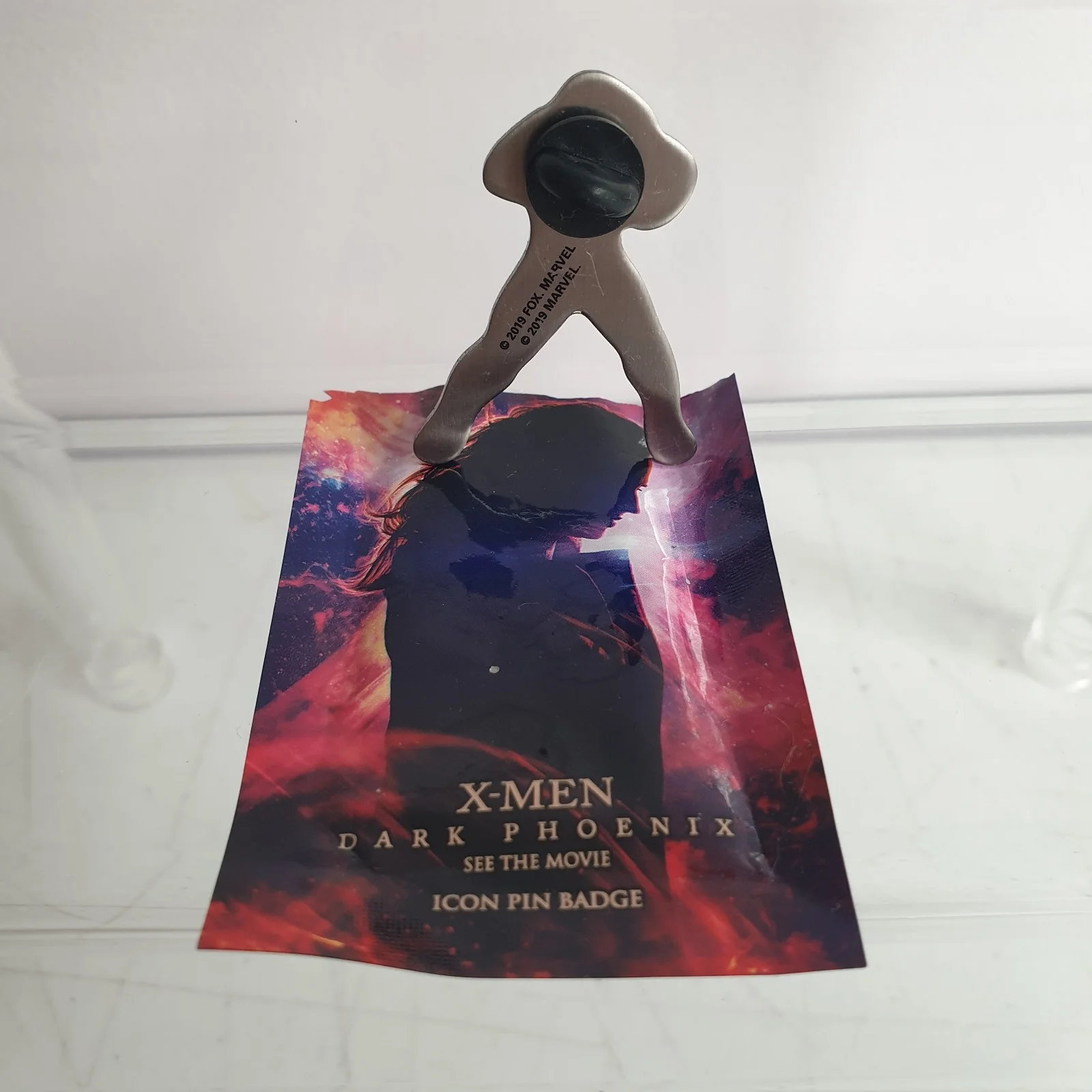 X-Men Dark Phoenix Cyclops Icon Pin Badge Film Promotion Collectable Superhero, image 4