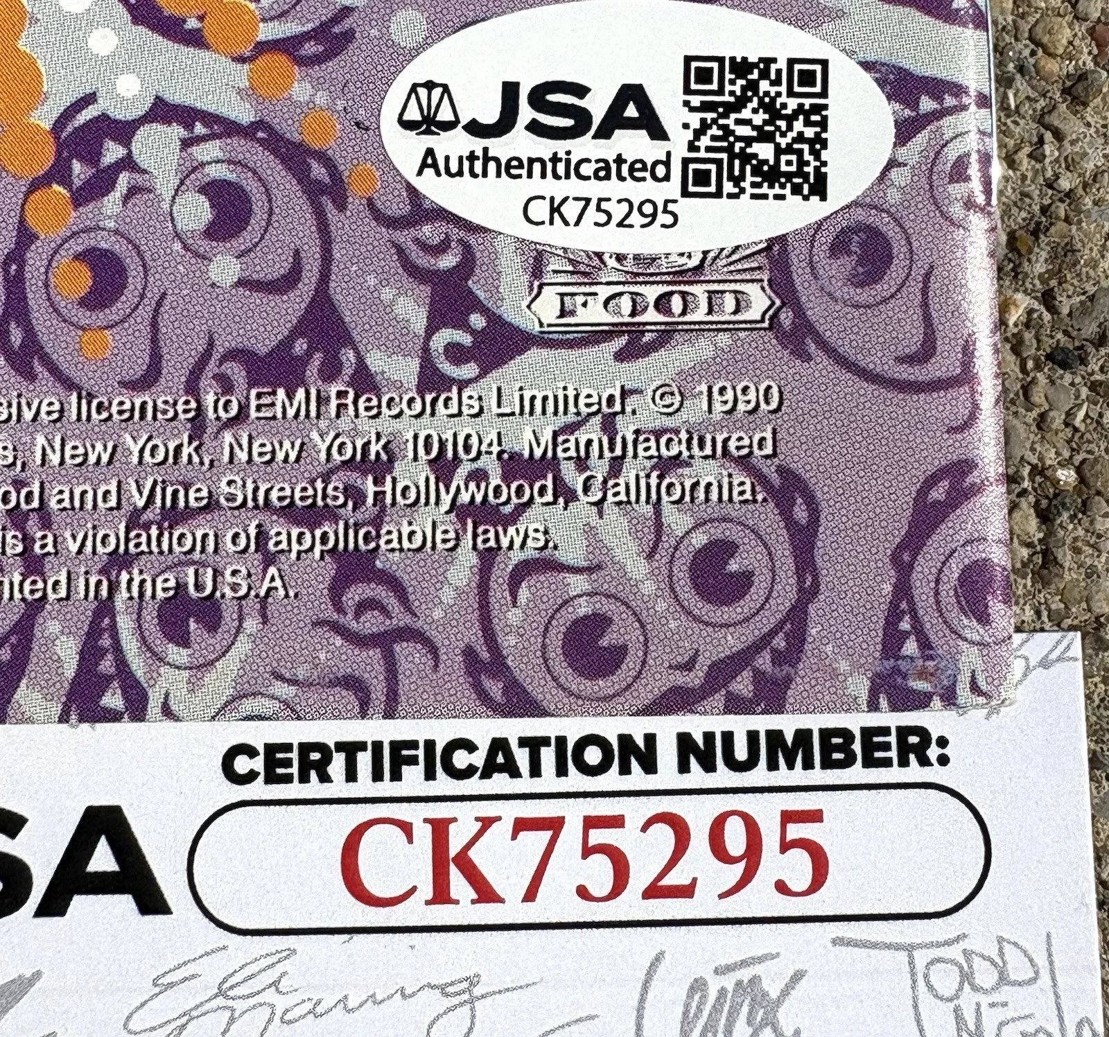 JESUS JONES Band SIGNED CD JSA COA Doubt, image 2