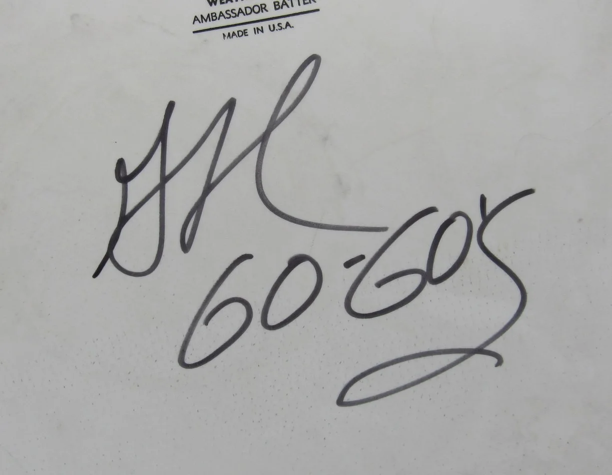 Gina Schock Go-Go's Drummer Signed/Autographed Drum Head PSA/DNA 204918, image 2