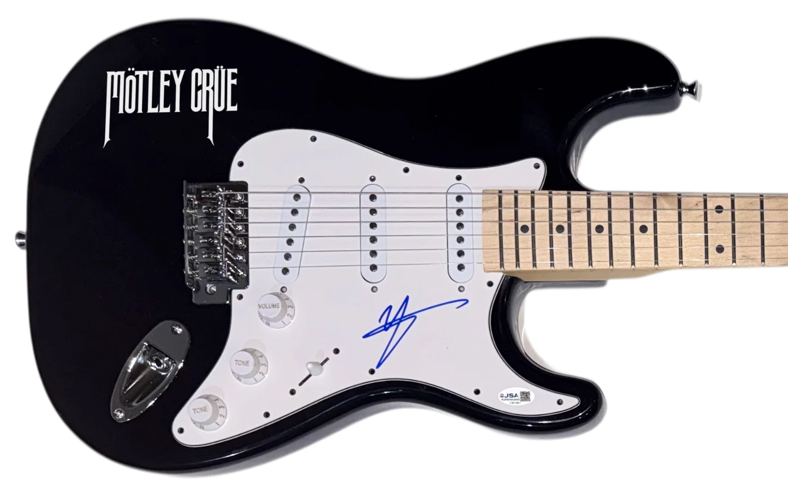 Vince Neil Motley Crue Signed Autograph Electric Guitar Band Lead Singer JSA COA, изображение 2