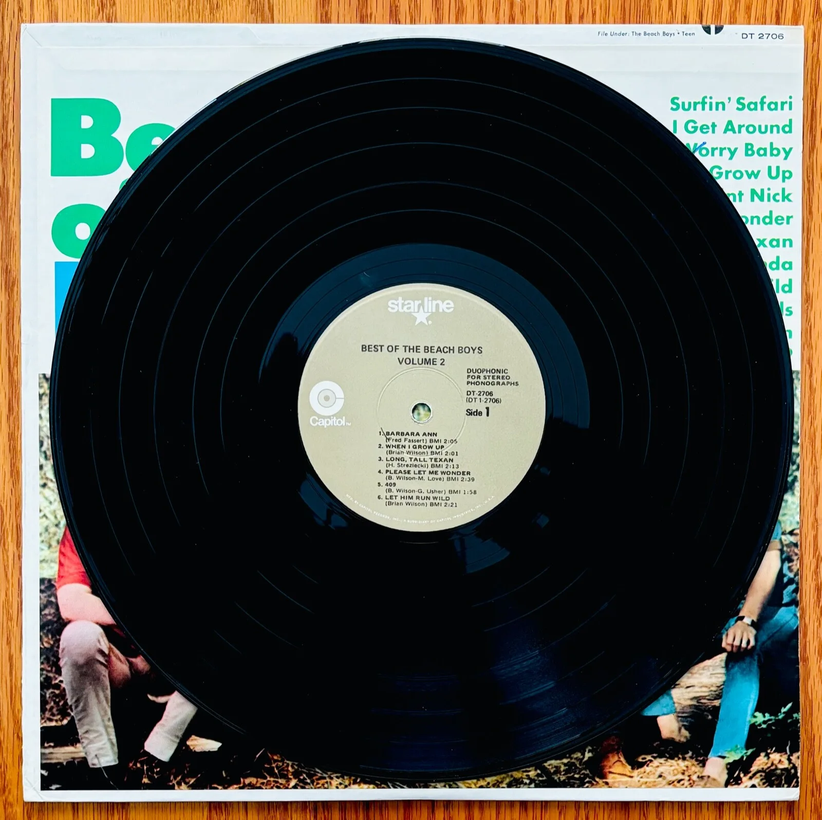 THE BEACH BOYS~Brian Wilson & Mike Love Signed BEST OF VOL. 2 Album~Near Mint, изображение 2