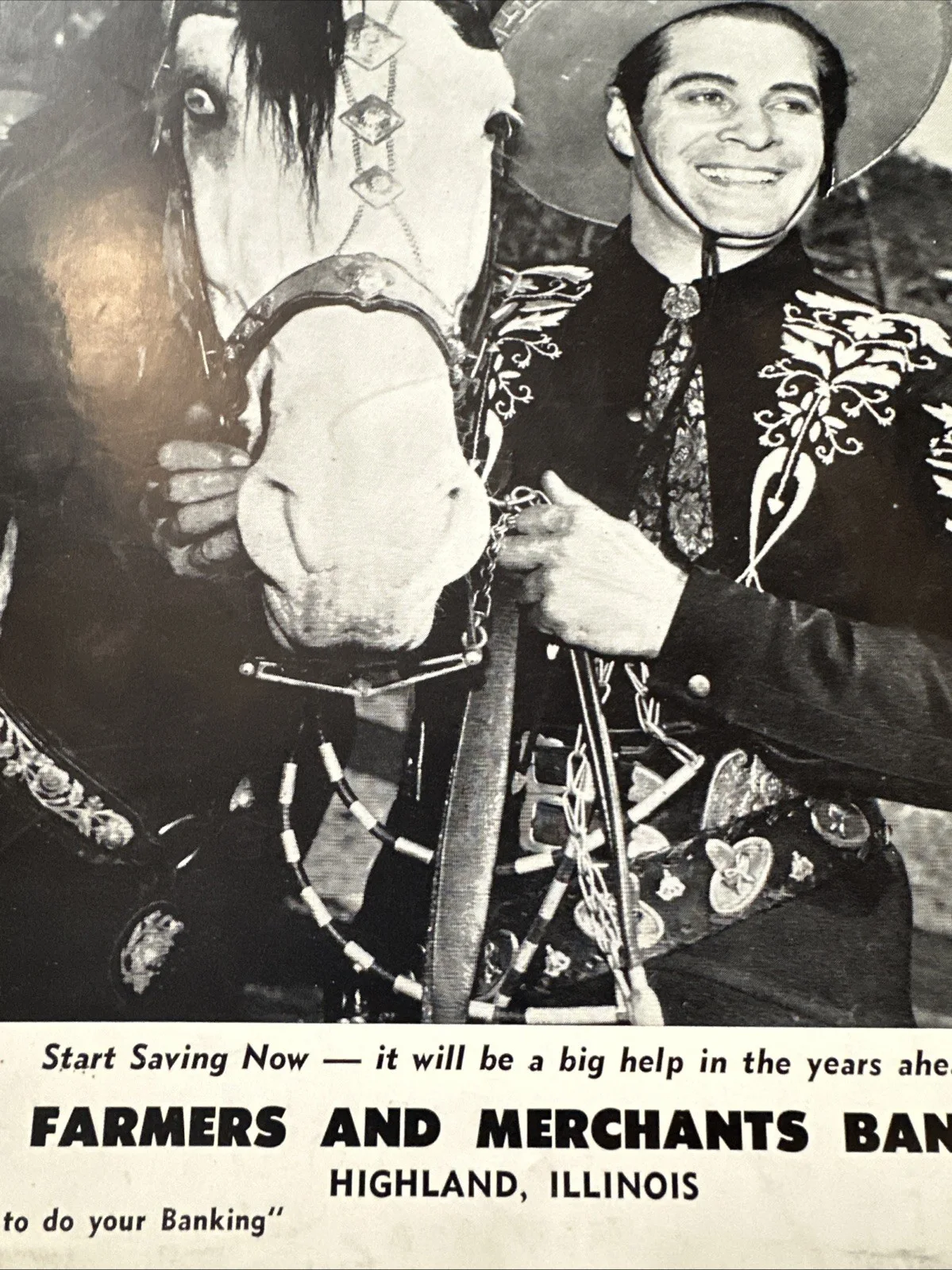 Duncan Renaldo — THE CISCO KID Autographed 8 x 10 Photo - DUNCAN RENALDO - Bank Promotional, изображение 4