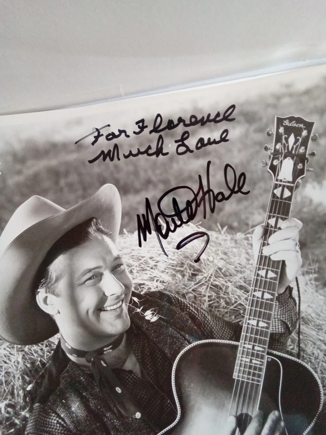 Monte Hale Signed 8x10 Photo Republic Pictures Western Star JSA, изображение 3