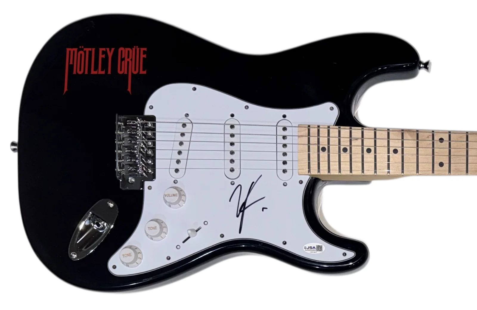 Vince Neil Motley Crue Signed Autograph Electric Guitar Band Lead Singer JSA COA, изображение 2