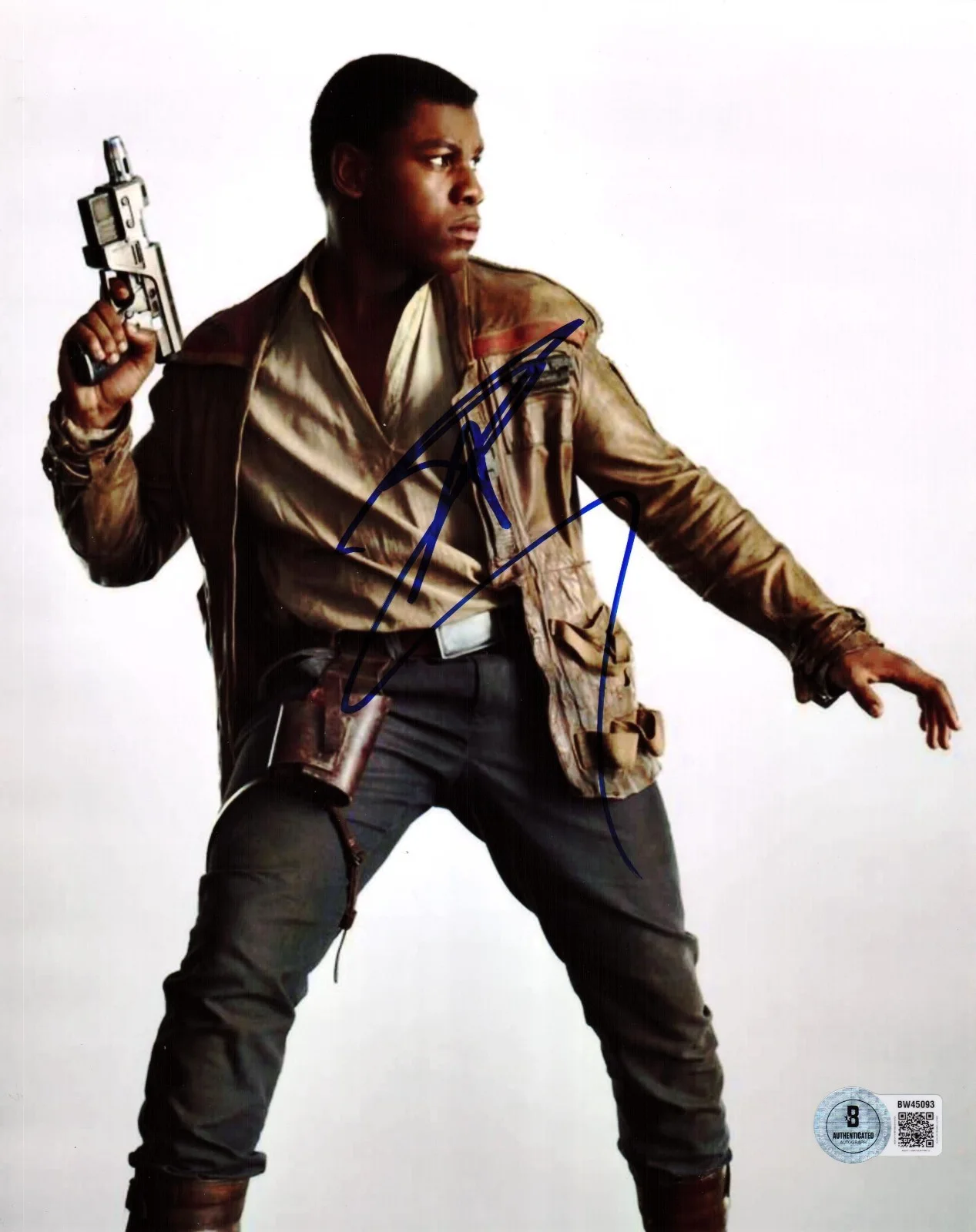 John Boyega — John Boyega Signed 8x10 Photo Star Wars Authentic Autograph Beckett