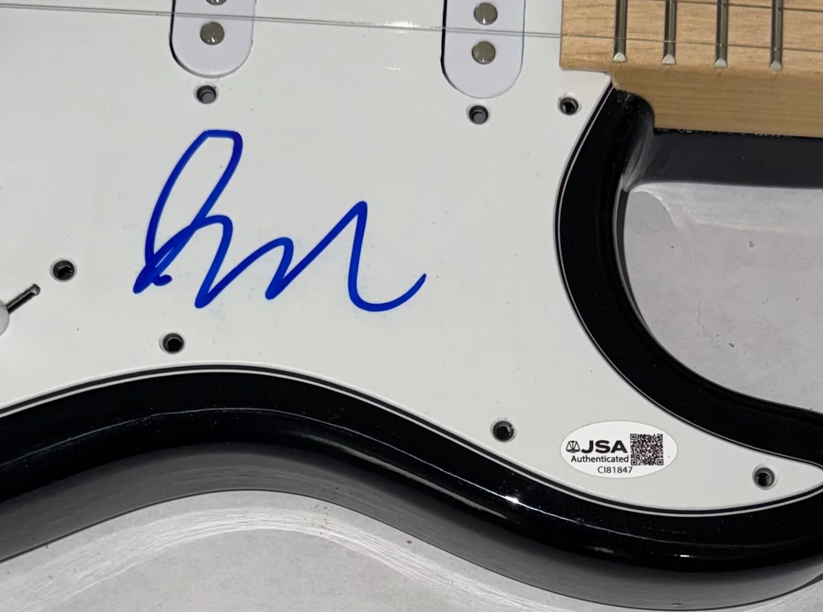 Beck Hansen Signed Autograph Electric Guitar Sea Change Odelay Singer JSA COA, image 5