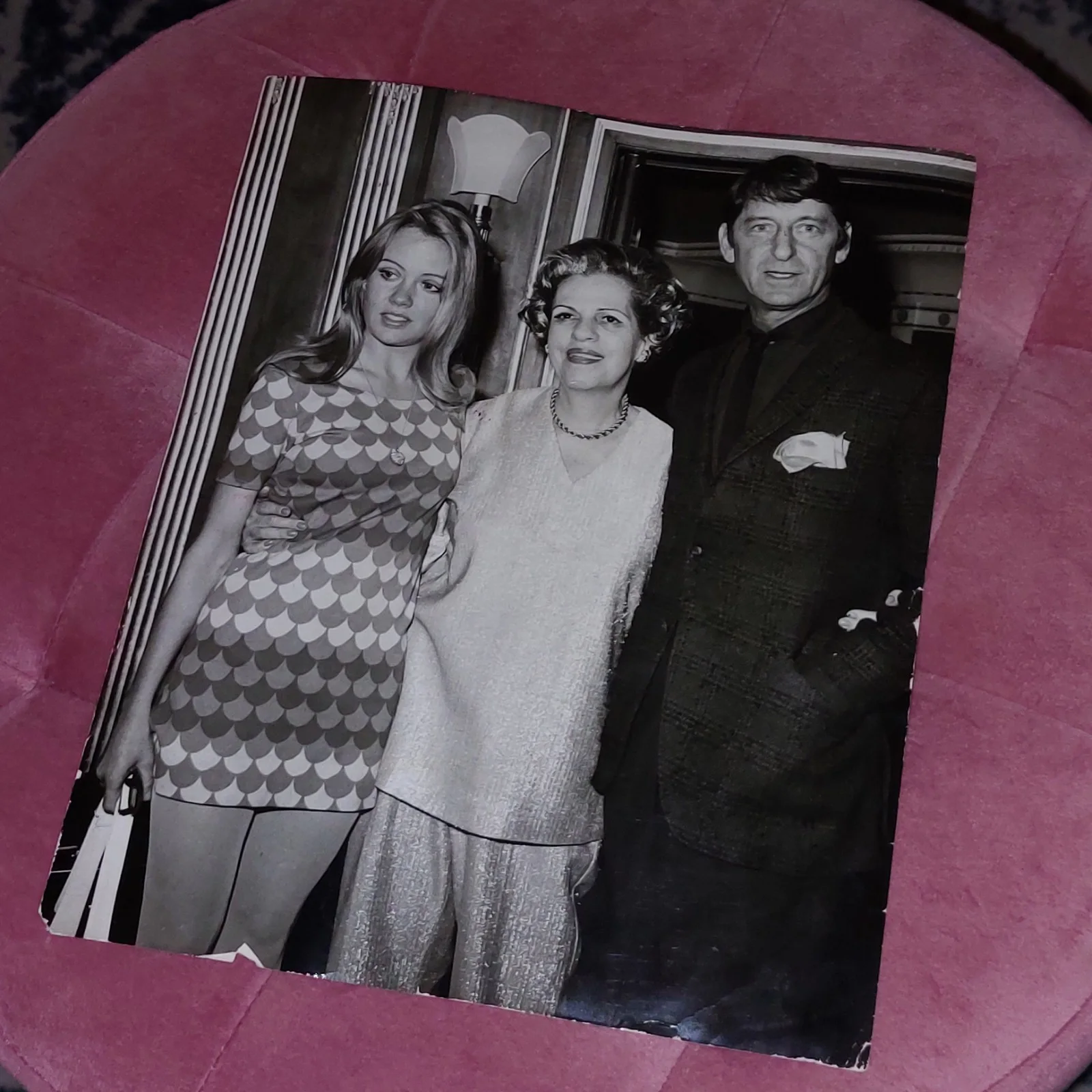 Hayley Mills & Roy Boulting 1969 Original Press Photo Dorchester Hotel Party, изображение 2