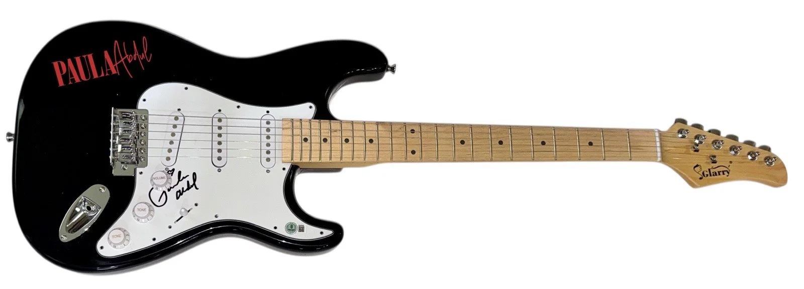 Paula Abdul Signed Autograph Electric Guitar Forever Your Girl Singer BAS COA, image 2