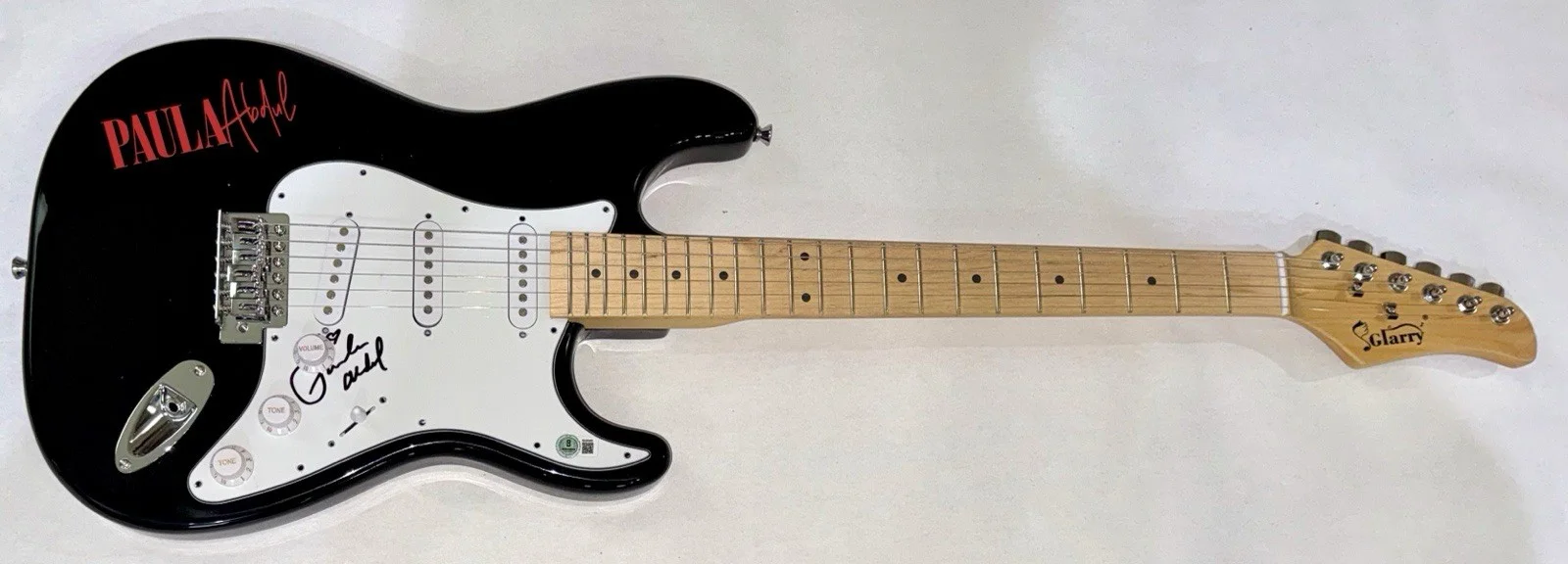 Paula Abdul Signed Autograph Electric Guitar Forever Your Girl Singer BAS COA, image 3