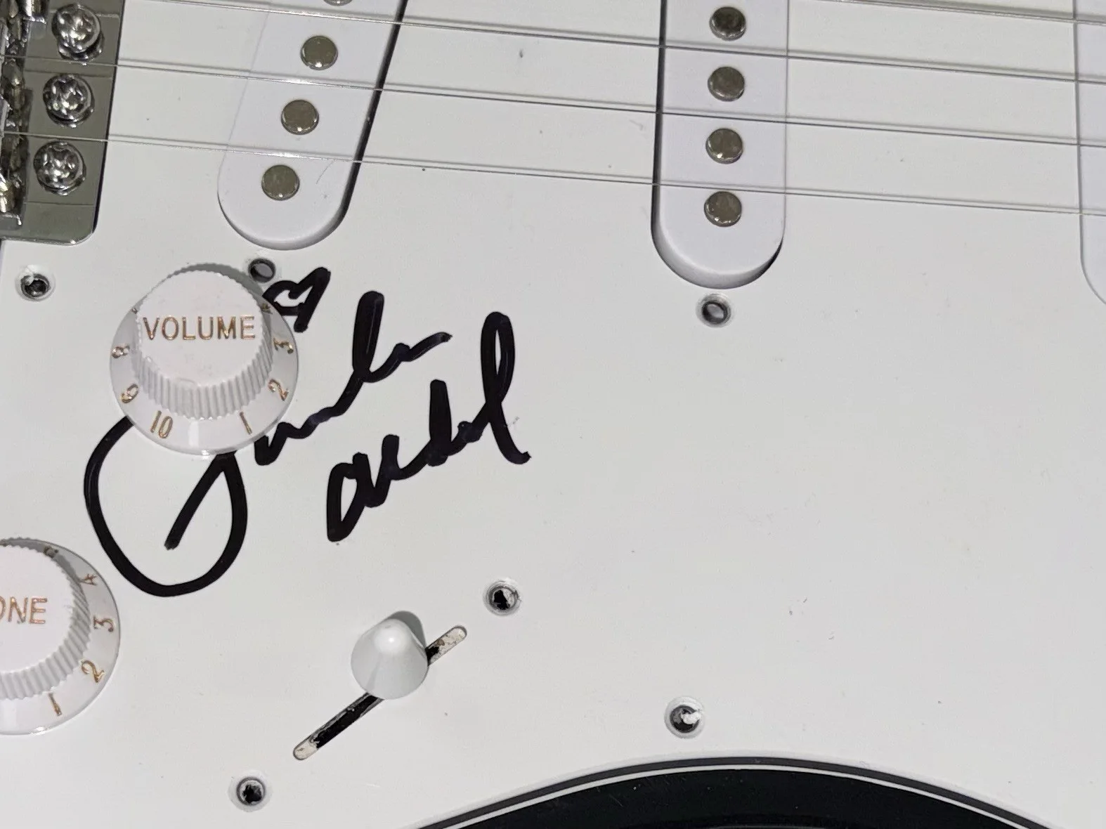 Paula Abdul Signed Autograph Electric Guitar Forever Your Girl Singer BAS COA, image 5