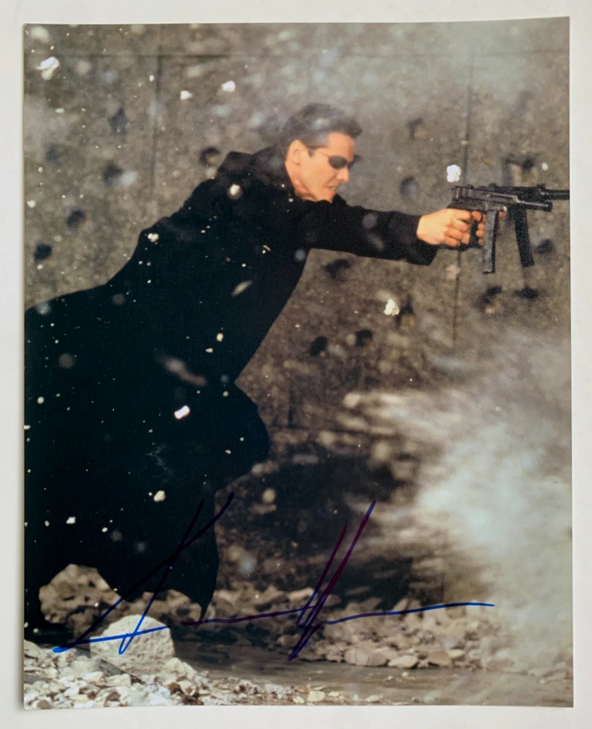 Keanu Reeves — KEANU REEVES signed MATRIX movie photo, with COA, 8x10, изображение 4